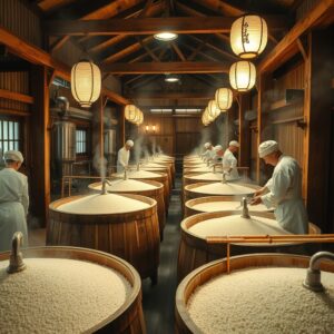 Japanese sake brewery tours